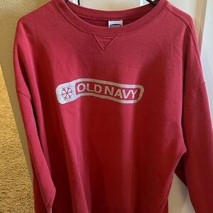 Old Navy Crimson Crewneck Sweatshirt